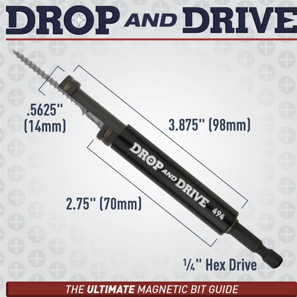 Drop and Drive 494 dimensional specifications